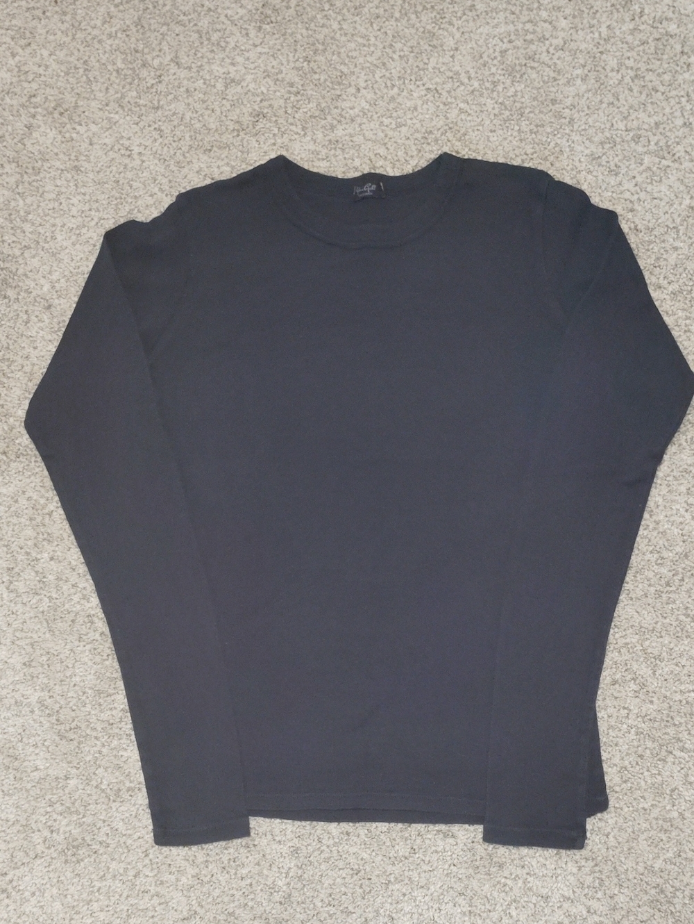 John Galt Brandy Melville Black Long Sleeve Crewneck Top